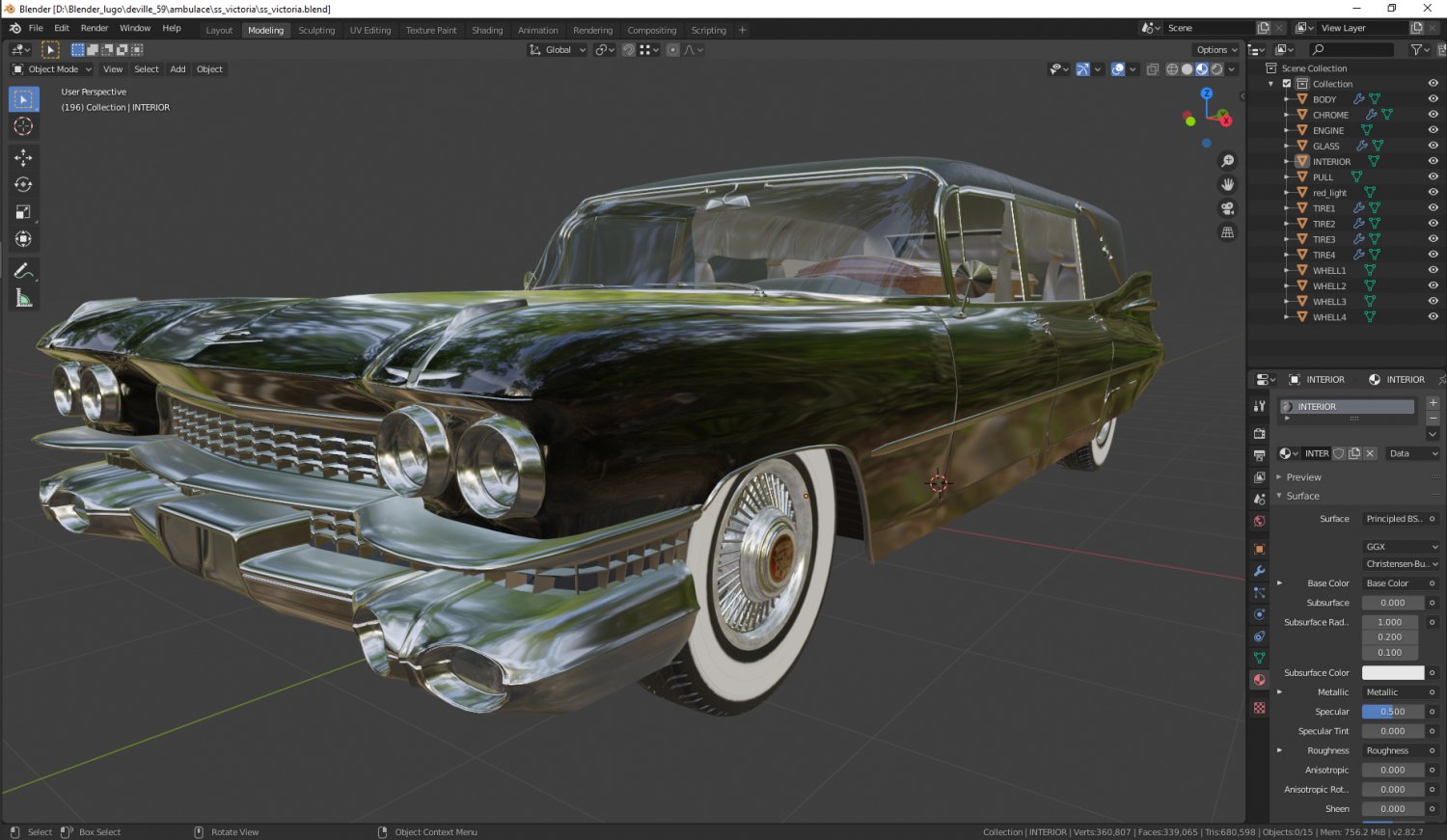 Cadillac Klasik Otomobiller Eski Amerikan Klasik Arabalar Kanvas Tablo Arttablo