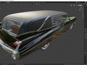 cadillac hearse space wagon victoria ss 3D Model