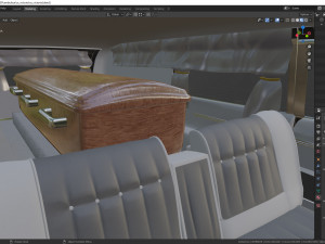 cadillac hearse space wagon victoria ss 3D Model