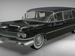 cadillac hearse space wagon victoria ss 3D Model