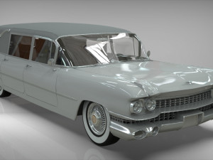 cadillac hearse space wagon victoria ss 3D Model