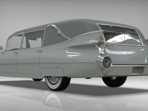 cadillac hearse space wagon victoria ss 3D Model