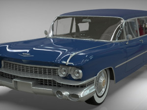cadillac hearse space wagon victoria ss 3D Model