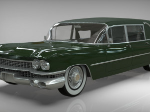 cadillac hearse space wagon victoria ss 3D Model