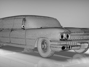cadillac hearse space wagon victoria ss 3D Model