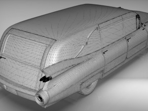 cadillac hearse space wagon victoria ss 3D Model