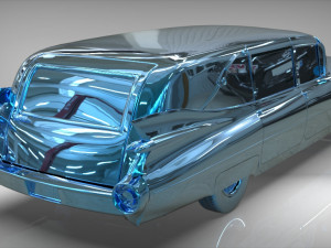 cadillac hearse space wagon victoria ss 3D Model