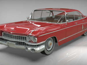 cadillac fleetwood 1959 3D Model