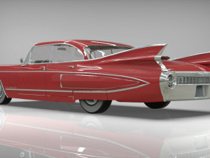 cadillac fleetwood 1959 Modèle 3D