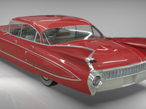 cadillac fleetwood 1959 Modèle 3D