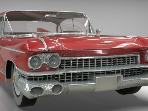 cadillac fleetwood 1959 Modèle 3D