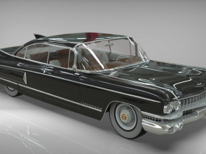 cadillac fleetwood 1959 Modèle 3D