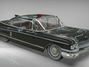 cadillac fleetwood 1959 3D Model