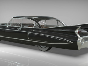 cadillac fleetwood 1959 Modèle 3D