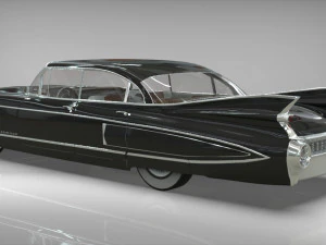 cadillac fleetwood 1959 3D Model