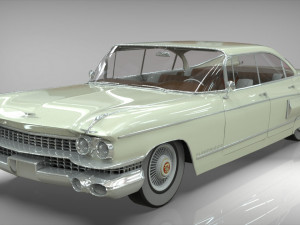 cadillac fleetwood 1959 Modèle 3D