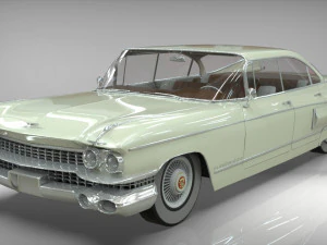 cadillac fleetwood 1959 3D Model