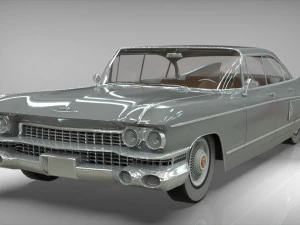 cadillac fleetwood 1959 3D Model