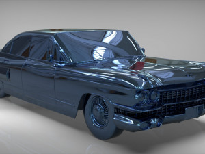 cadillac fleetwood 1959 Modèle 3D