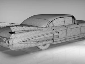 cadillac fleetwood 1959 3D Model