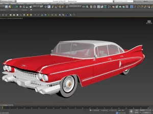 cadillac fleetwood 1959 3D Model