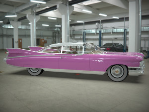 cadillac coupe de ville 1959 3D 모델
