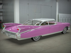 cadillac coupe de ville 1959 3D 모델