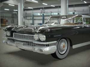 cadillac coupe de ville 1959 3D 모델