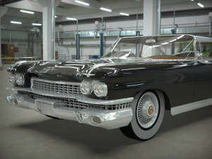 cadillac coup&eacute; de ville 1959 Modello 3D