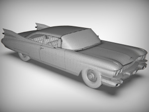 cadillac coupe de ville 1959 3D 모델