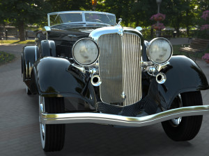 chrysler imperial 1932 roadster 3Dモデル