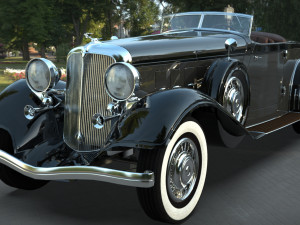 chrysler imperial 1932 roadster 3Dモデル
