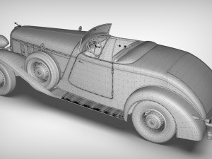 chrysler imperial 1932 roadster 3Dモデル