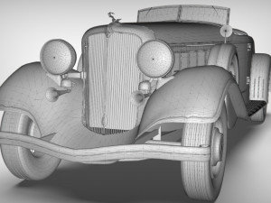 chrysler imperial 1932 roadster 3Dモデル