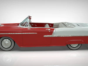 chevy belair convertible 1955 3D Model