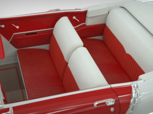 chevy belair convertible 1955 Modèle 3D