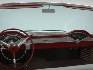 chevy belair convertible 1955 Modèle 3D