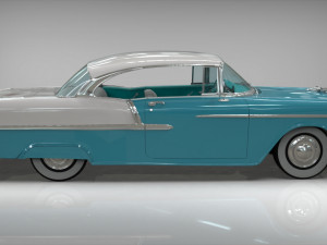 chevy belair coupe 1955 Modelo 3D