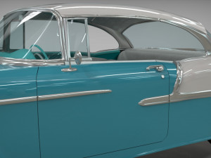 chevy belair coupe 1955 Modelo 3D