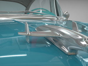 chevy belair coupe 1955 Modelo 3D