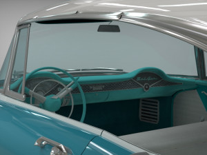 chevy belair coupe 1955 Modelo 3D