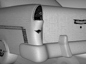 chevy belair coupe 1955 Modelo 3D