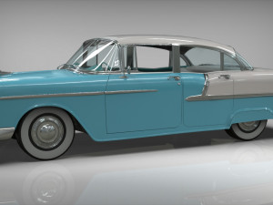 chevy belair sedan 1955 3D Model