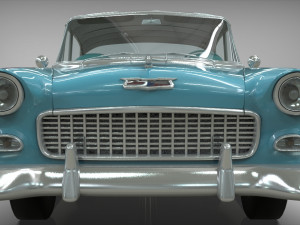 chevy belair sedan 1955 3D Model
