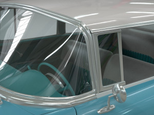 chevy belair sedan 1955 3D Model