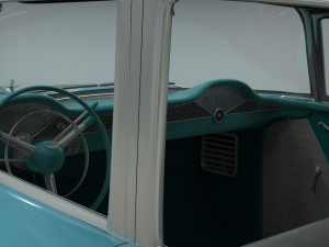 chevy belair sedan 1955 3D Model