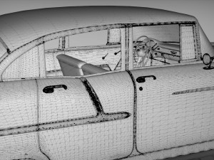 chevy belair sedan 1955 3D Model