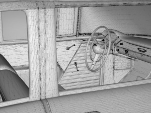 chevy belair sedan 1955 3D Model