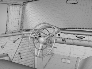chevy belair sedan 1955 3D Model