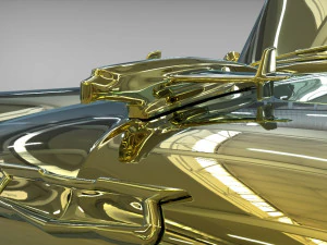 taxi yellow cab belair sedan 1955 3D Model
